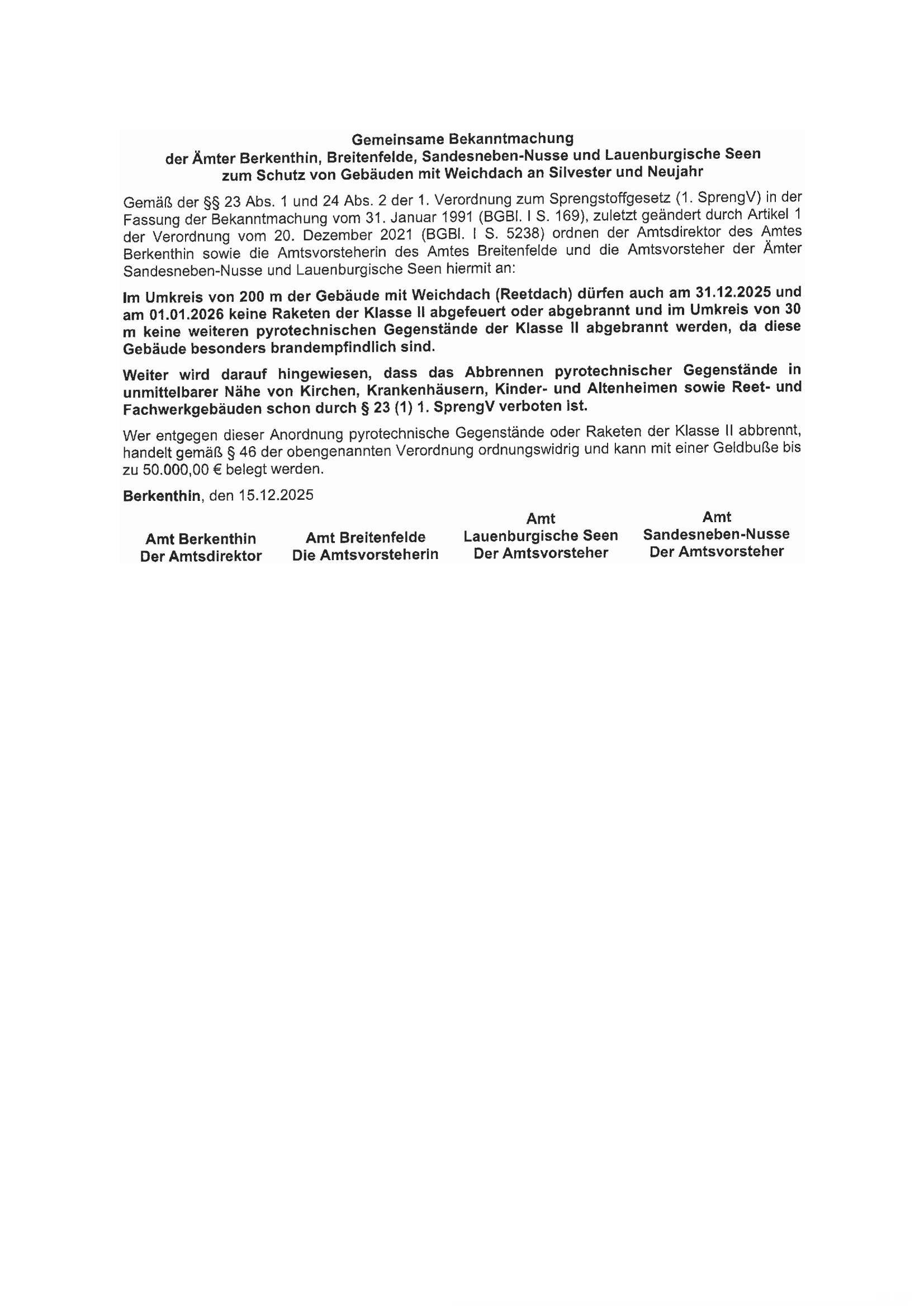 Sprengstoffverordnung